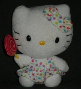 TY HELLO KITTY NERD BEANIE BABY - COMO NUEVO - SIN ETIQUETA COLGANTE - Imagen 1 de 2