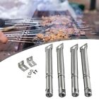 4Pcs Adjustable BBQ Pro Gas Grill Replacement Stainless Steel Tube Bar Burners