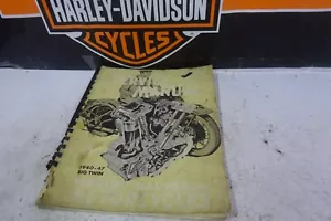 HARLEY DAVIDSON OLE USED KNUCKLEHEAD 40-47 INKLUSIVE BINDER SERVICE MANUAL - Bild 1 von 24