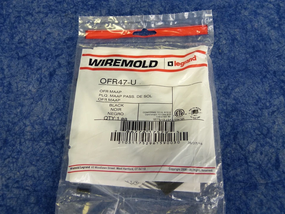 NEW! Legrand / Wiremold OFR47-U OVERFLOOR RACEWAY EXTRON MAAP DEVICE PLATE BN11 - Image 1 of 1