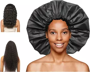 Extra Large Shower Cap, Jumbo Adjustable & Reusable Shower Cap for Dreadlocks, W - Picture 1 of 12