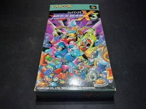 Rockman X3 Mega Man X 3 Authentic Super Famicom SFC EXMT+ cond COMPLETE n box! - Picture 1 of 8