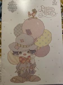 Gloria and Pat Cross Stitch Patterns Precious Moments Book of Clowns Religious - Picture 1 of 2
