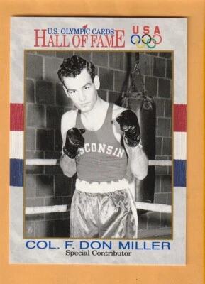F. Don Miller 1991 Impel U.S. Olympic Hall of Fame #73 Wisconsin Badgers - Image 1 of 2