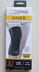 PROFESSIONAL COPPER FIT WORK GEAR KNEE COMPRESSION SLEEVE UNISEX LARGE   NEW - Picture 1 of 5