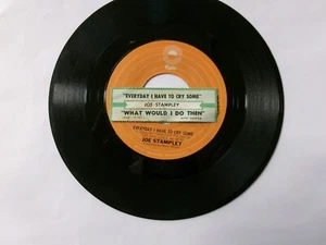 1977 JOE STAMPLEY 45-Epic What Would I Do Then/Everyday I Have to Cry Some-VG+ - Picture 1 of 2