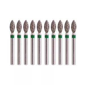 Dental Diamond Burs Football Dia FG 368/023C Pointed Coarse Grit High Speed Burr - Picture 1 of 4
