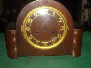 Vintage Smith 452 mantle clock case only used - Imagen 1 de 9