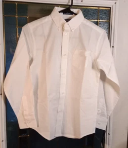 IZOD boy's size 12 white button down shirt NWT - Picture 1 of 7