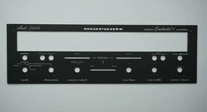 New! Marantz 2440 Receiver Front Panel Faceplate (Face Plate) Black - Picture 1 of 3