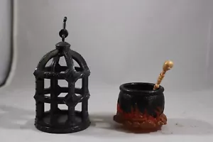 Cauldron Cage Cell Imaginext Medieval Battle Castle Wizard Dungeon 2001 Vintage - Picture 1 of 10
