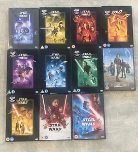 STAR WARS COMPLETE 11 MOVIE COLLECTION Boxset (DVD) 1 2 3 4 5 6 7 8 9 Solo New - Picture 1 of 1