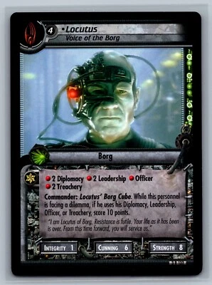 Star Trek CCG 2E Locutus, Voice of the Borg #3 R 132 TCG Call to Arms - Image 1 of 2