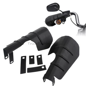 Black Handguard Hand Guards Protector for Harley Touring Electra Glide 2006-up - Bild 1 von 23