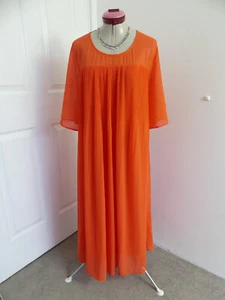 SARA Orange Pleated DRESS Size Aus 18 NWT Plus Party Cocktail Evening Event - Bild 1 von 6