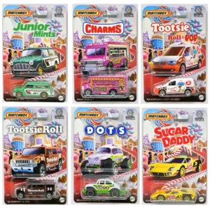 Matchbox 1:64 Candy Theme Series Collectible Die Cast Vehicle (Choose From 6) - Picture 1 of 14