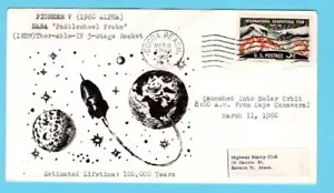 Launch -Pioneer (Sun Rocket) 03/11/1960 Cape Canaveral, by Highway stamp club - Picture 1 of 1