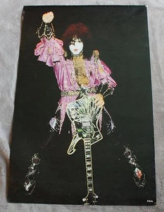 Póster de guitarra romana KISS 1979 Star Child Paul Stanley Raised Fist dinastía en muy buen estado - Imagen 1 de 1