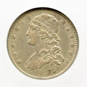 Quartiere di busto con cappuccio 1835, NGC XF45 - Foto 1 di 3