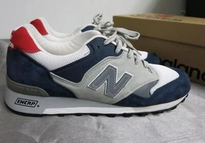 Scarpe uomo New Balance 577 blu scuro made in UK England rare M577GWR taglia 10 - Foto 1 di 11