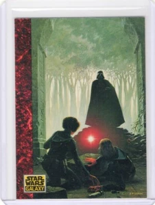 1993 Topps Star Wars Galaxy Serie 1 El Arte de Star Wars #60 Un Encuentro Cercano - Imagen 1 de 2