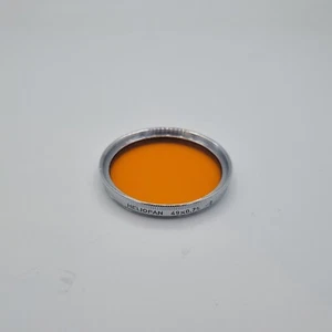 Heliopan 49x0.75 -2 orange filter vintage genuine #179 - Picture 1 of 3