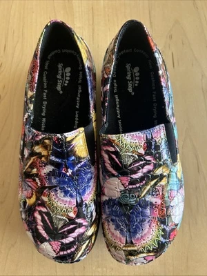 Zapatos de tacón Spring Step para mujer talla 7 con patrón de mariposa cómodos contorno Foto 1 de 4