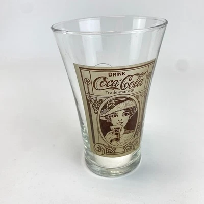 Coca Cola Archives Turn of the Century 1900 Coke Archives 16 oz Flair Glass Libb - Image 1 of 4