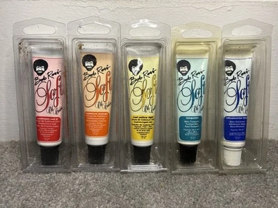 PAQUETE COLECCIONABLE de pinturas al óleo blandas Bob Ross de colección años 90 sin usar y en caja  Foto 1 de 4