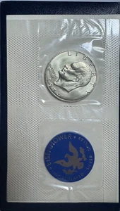 1974-S Eisenhower Silver Dollar Coin 40% Silver - US Silver Coin - Picture 1 of 4