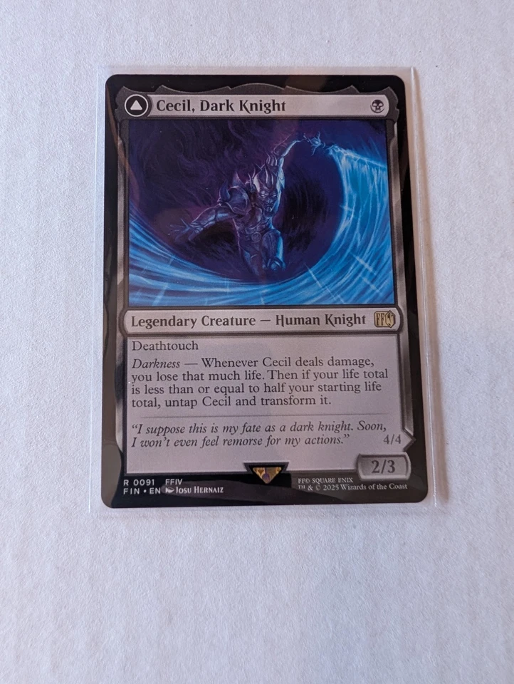 Cecil, Dark Knight // Cecil, Redeemed Paladin - FIN - NM - MTG - Image 1 of 1