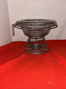 Wire Art Candle Votive/ Wax Holder by Marjolein Bastin Dutch Artist - Picture 1 of 7