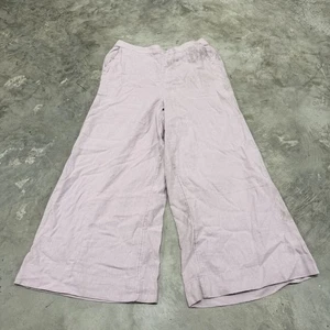 Free People Hose Damen Medium Rosa Mauve Boho Oversized Weites Bein Unterteil LESEN - Bild 1 von 10