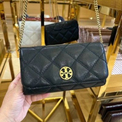 ¡¡Mejor precio!!️Tory Burch Willa Cadena Cartera Bandolera Bolso sin asas 164055 $425 Foto 1 de 4