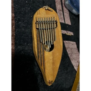 Vintage African Gourd Kalimba Thumb Piano by Teton - Bild 1 von 11