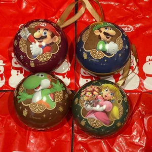 Juego de 4 adornos navideños tienda oficial Nintendo no a la venta 2025 - Imagen 1 de 3