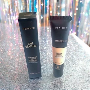 Base probiótica REALHER Power Wear en I AM GRACEFUL 1,2 fl oz nueva en caja - Imagen 1 de 17