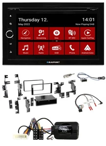 Blaupunkt Lenkrad DVD Bluetooth DAB 2DIN USB Autoradio für Nissan Tiida Versa C1 - Bild 1 von 12