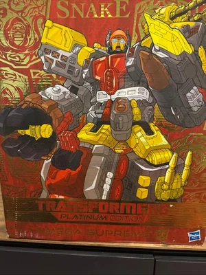 Hasbro Transformers Omega Supreme Chinese year of the Snake platinum Ed. NEW - Image 1 of 3