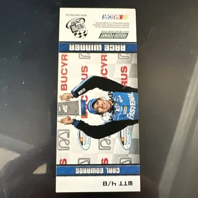 Carl Edwards 2010 Press Pass Nascar Winning Ticket 6/19/10 SP #WTT 4/8 - Image 1 of 2
