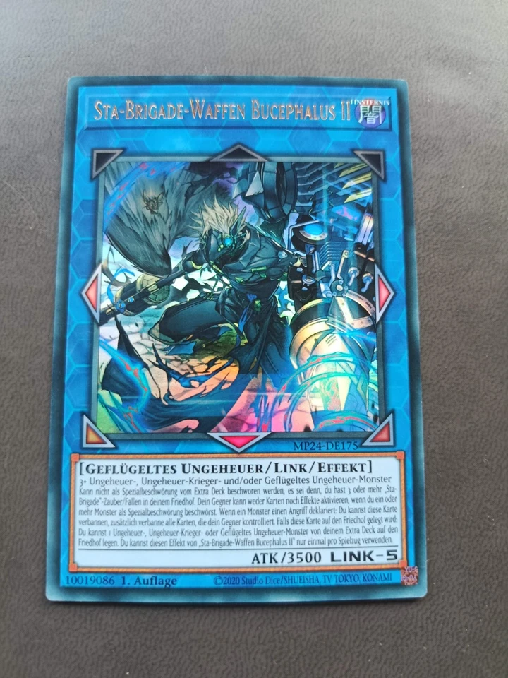Yu Gi Oh - Tri-Brigade Arms Bucephalus II - MP24-DE175 - Super Rare - 1st Ed NM - Image 1 of 1
