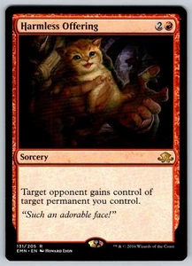 2016 Eldritch Moon Harmless Offering Rare #131 - Picture 1 of 2