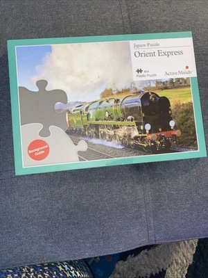 Active Minds Puzzle 13 Piece "Orient Express" Dementia Brain Injury Alzheimer's  - Image 1 of 3