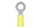 100 Panduit PV10-14R-D Yellow Ring Tongue Terminals 12-10AWG 1/4Stud Size - Image 1 of 2