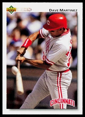 1992 Upper Deck #784 Dave Martinez Cincinnati Reds - Image 1 of 2