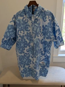 Ocean Pacific Floral Theme Casual Button Down Shirt 2LT Short Sleeve Hawaiian - Picture 1 of 12