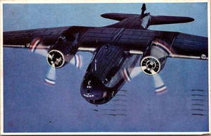 Plane postcard - UNITED Air Lines #103 under nose, close up postcard - C06521 - Picture 1 of 2