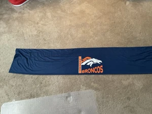 Sports Coverage Tailored Valance With Team Logo NFL Denver Broncos Blue 88”x16” - Picture 1 of 4