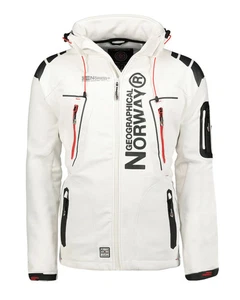 Geographical Norway Jacke Winterjacke Herren Polyester Weiß - Bild 1 von 4