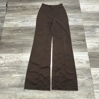 Vintage 70s DITTOS Bell Bottom Saddleback Flare Jeans Brown Women’s 25” Western - Image 1 of 4